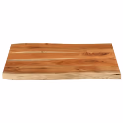 vidaXL Table Top Replacement Table Top RectangularÂ Solid Wood Acacia Live Edge