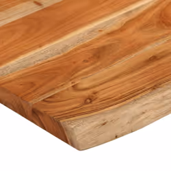 vidaXL Table Top Replacement Table Top RectangularÂ Solid Wood Acacia Live Edge - Additional view 5
