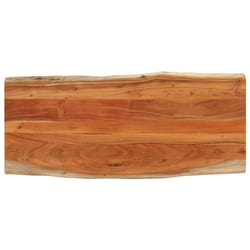 vidaXL Table Top Replacement Table Top RectangularÃÂ Solid Wood Acacia Live Edge