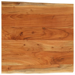 vidaXL Table Top Replacement Table Top RectangularÂ Solid Wood Acacia Live Edge