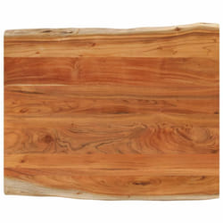 vidaXL Table Top Replacement Table Top RectangularÂ Solid Wood Acacia Live Edge