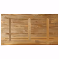 vidaXL Table Top Live Edge Replacement Dining Table Top Solid Wood Rough Mango - Additional view 4