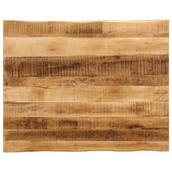 vidaXL Table Top Live Edge Replacement Dining Table Top Solid Wood Rough Mango
