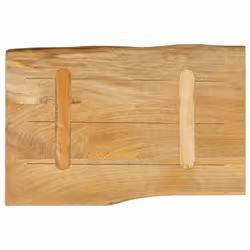 vidaXL Table Top Replacement Board Desktop Accessory Solid Wood Live Edge - 50 x 40 cm - Additional view 4