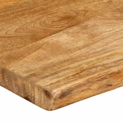 vidaXL Table Top Replacement Board Desktop Accessory Solid Wood Live Edge - 50 x 40 cm - Additional view 5