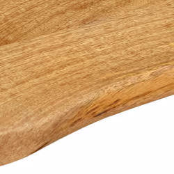 vidaXL Table Top Replacement Board Desktop Accessory Solid Wood Live Edge - 50 x 40 cm - Additional view 6