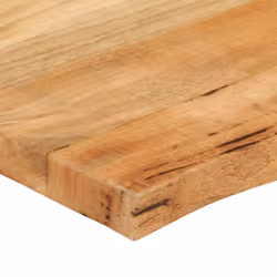 vidaXL Table Top Live Edge Replacement Board Dining Table Top Solid Wood Mango - Additional view 5