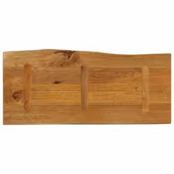 vidaXL Table Top Live Edge Replacement Board Dining Table Top Solid Wood Mango - Additional view 4