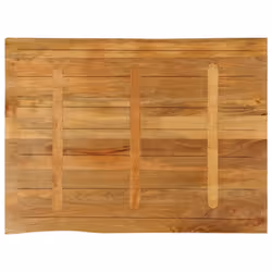 vidaXL Table Top Live Edge Replacement Board Dining Table Top Solid Wood Mango - Additional view 4