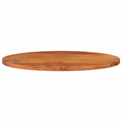 vidaXL Table Top Replacement Board Coffee Dining Table Top Oval Solid Wood - 110 x 40 x 3,8 cm - Additional view 2