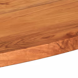 vidaXL Table Top Replacement Board Coffee Dining Table Top Oval Solid Wood - 110 x 40 x 3,8 cm - Additional view 6