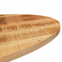 vidaXL Table Top Replacement Board Coffee Dining Table Top Oval Solid Wood - natural, 110 x 40 x 2.5 cm/  Solid rough mango wood - Additional view 6