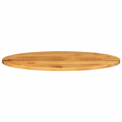 vidaXL Table Top Replacement Board Coffee Dining Table Top Oval Solid Wood - oak, 140 x 50 x 3.8 cm/  solid mango wood - Additional view 2