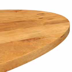vidaXL Table Top Replacement Board Coffee Dining Table Top Oval Solid Wood - oak, 140 x 50 x 3.8 cm/  solid mango wood - Additional view 5