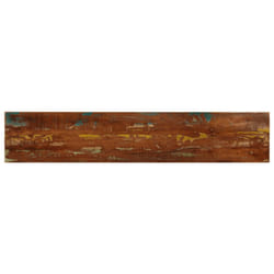 vidaXL Table Top Replacement Board Dining Table Top Rectangular Solid Wood - multicolour, 180 x 20 cm/ 25 mm