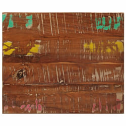 , 60 x 50 cm/ 25 mm) vidaXL Table Top Replacement Board Dining Table Top Rectangular Solid Wood - reclaimed wood(multicolour