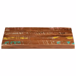, 60 x 50 cm/ 25 mm) vidaXL Table Top Replacement Board Dining Table Top Rectangular Solid Wood - reclaimed wood(multicolour