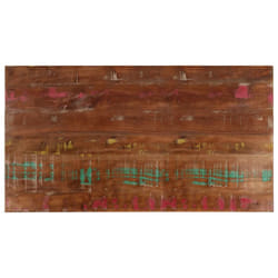 vidaXL Table Top Replacement Board Dining Table Top Rectangular Solid Wood - multicolour, 100 x 60 cm/ 25 mm