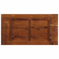 vidaXL Table Top Replacement Board Dining Table Top Rectangular Solid Wood - multicolour, 100 x 60 cm/ 25 mm - Additional view 4