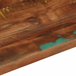 vidaXL Table Top Replacement Board Dining Table Top Rectangular Solid Wood - multicolour, 100 x 60 cm/ 25 mm - Additional view 6