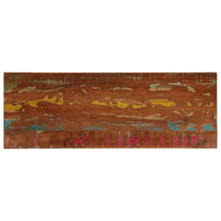 vidaXL Table Top Replacement Board Dining Table Top Rectangular Solid Wood - multicolour, 140 x 60 cm/ 25 mm