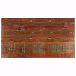 , 120 x 70 cm/ 25 mm) vidaXL Table Top Replacement Board Dining Table Top Rectangular Solid Wood - reclaimed wood(multicolour