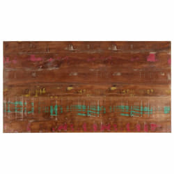 , 120 x 70 cm/ 25 mm) vidaXL Table Top Replacement Board Dining Table Top Rectangular Solid Wood - reclaimed wood(multicolour