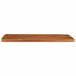 vidaXL Table Top Replacement Board Dining Table Top Rectangular Solid Wood - multicolour, 90 x 80 cm/ 25 mm