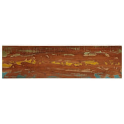 vidaXL Table Top Replacement Board Dining Table Top Rectangular Solid Wood - multicolour, 100 x 20 cm/ 38 mm