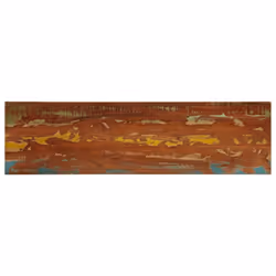vidaXL Table Top Replacement Board Dining Table Top Rectangular Solid Wood - multicolour, 110 x 20 cm/ 38 mm