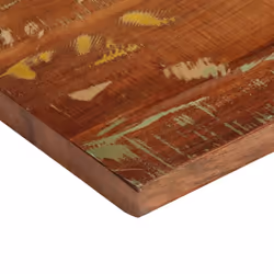 vidaXL Table Top Replacement Board Dining Table Top Rectangular Solid Wood - multicolour, 180 x 20 cm/ 38 mm - Additional view 5