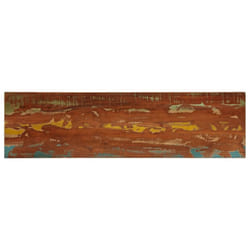 vidaXL Table Top Replacement Board Dining Table Top Rectangular Solid Wood - multicolour, 110 x 30 cm/ 38 mm