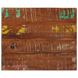 , 60 x 50 cm/ 38 mm) vidaXL Table Top Replacement Board Dining Table Top Rectangular Solid Wood - reclaimed wood(multicolour