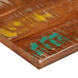 , 60 x 50 cm/ 38 mm) vidaXL Table Top Replacement Board Dining Table Top Rectangular Solid Wood - reclaimed wood(multicolour - Additional view 5