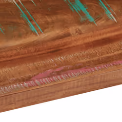 vidaXL Table Top Replacement Board Dining Table Top Rectangular Solid Wood - multicolour, 90 x 80 cm/ 38 mm - Additional view 6