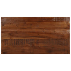 , 100 x 50 cm/ 25 mm) vidaXL Table Top Replacement Board Dining Table Top Rectangular Solid Wood - reclaimed wood(natural
