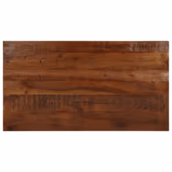 , 120 x 50 cm/ 25 mm) vidaXL Table Top Replacement Board Dining Table Top Rectangular Solid Wood - reclaimed wood(natural