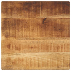 , 50 x 50 cm/ 25 mm) vidaXL Table Top Replacement Board Dining Table Top Rectangular Solid Wood - rough mango wood(natural