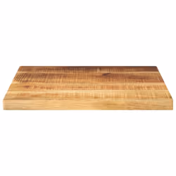 , 50 x 50 cm/ 25 mm) vidaXL Table Top Replacement Board Dining Table Top Rectangular Solid Wood - rough mango wood(natural