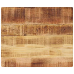 , 60 x 50 cm/ 25 mm) vidaXL Table Top Replacement Board Dining Table Top Rectangular Solid Wood - rough mango wood(natural