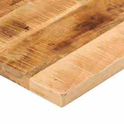 , 60 x 50 cm/ 25 mm) vidaXL Table Top Replacement Board Dining Table Top Rectangular Solid Wood - rough mango wood(natural - Additional view 5