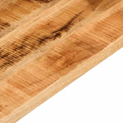 , 60 x 50 cm/ 25 mm) vidaXL Table Top Replacement Board Dining Table Top Rectangular Solid Wood - rough mango wood(natural - Additional view 6