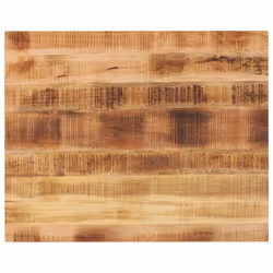 , 90 x 80 cm/ 25 mm) vidaXL Table Top Replacement Board Dining Table Top Rectangular Solid Wood - rough mango wood(natural