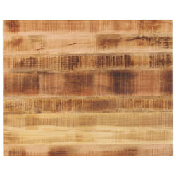 , 90 x 80 cm/ 25 mm) vidaXL Table Top Replacement Board Dining Table Top Rectangular Solid Wood - rough mango wood(natural