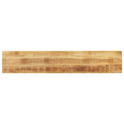 , 180 x 20 cm/ 38 mm) vidaXL Table Top Replacement Board Dining Table Top Rectangular Solid Wood - rough mango wood(natural