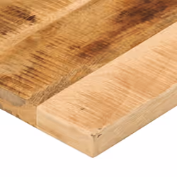 , 180 x 20 cm/ 38 mm) vidaXL Table Top Replacement Board Dining Table Top Rectangular Solid Wood - rough mango wood(natural - Additional view 5