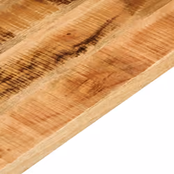 , 100 x 50 cm/ 38 mm) vidaXL Table Top Replacement Board Dining Table Top Rectangular Solid Wood - rough mango wood(natural - Additional view 6