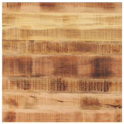 , 70 x 70 cm/ 38 mm) vidaXL Table Top Replacement Board Dining Table Top Rectangular Solid Wood - rough mango wood(natural