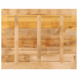 , 90 x 80 cm/ 38 mm) vidaXL Table Top Replacement Board Dining Table Top Rectangular Solid Wood - rough mango wood(natural - Additional view 4