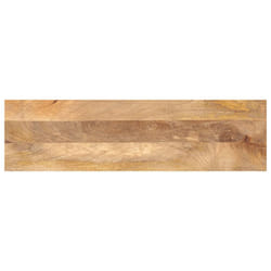 vidaXL Table Top Replacement Board Dining Table Top Rectangular Solid Wood - brown, 100 x 20 x 2.5 cm